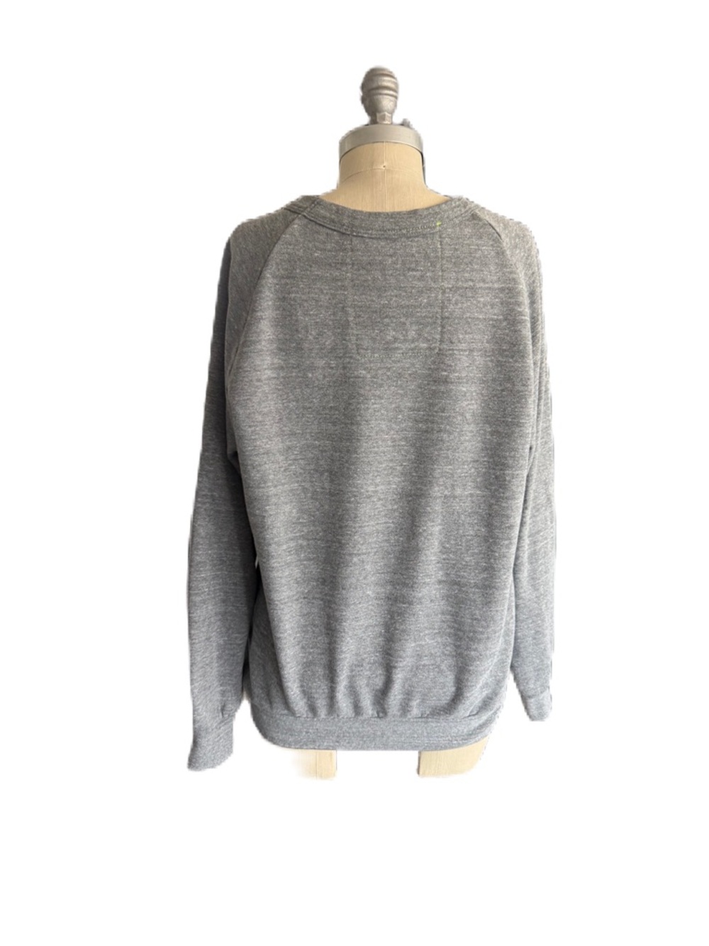 Aviator Nation Pray For Snow Relaxed Crewneck Sweatshirt. Charcoal Gray. Medium - Picture 5 of 8